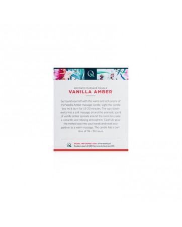 Exotica vela de masajes de Vainilla y ambar 200g