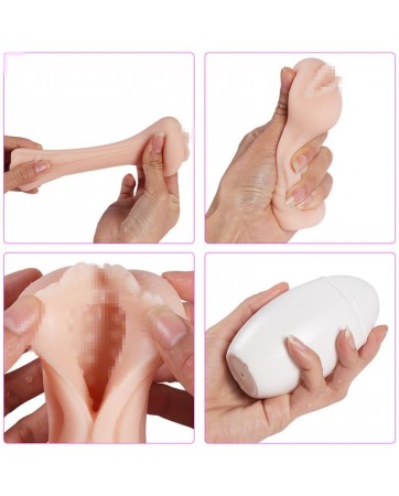 Huevo Masturbador Rainbow Azul