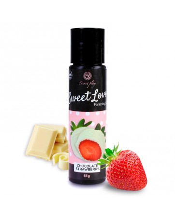 Sweet Love Lubricante Fresa Chocolate Blanco 60 ml