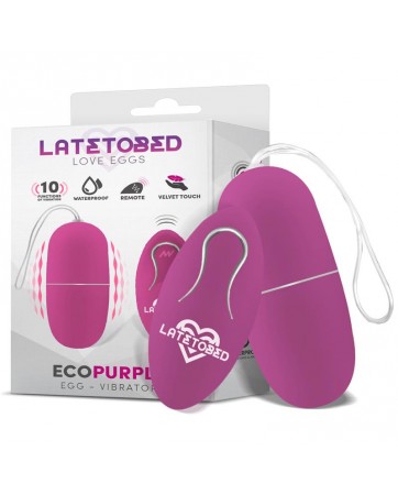 Ecopurple Huevo Vibrador con Control Remoto