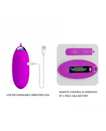 Huevo Vibrador Control Remoto Jenny