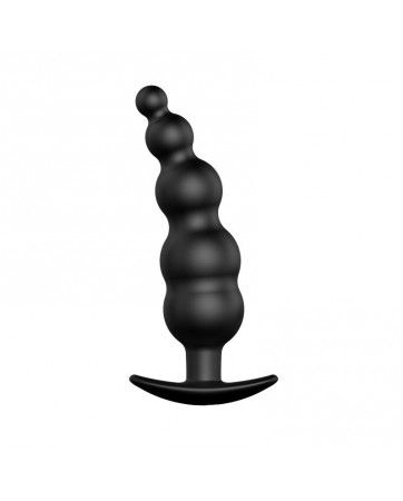 Plug Anal Burbujas Silicona Negro
