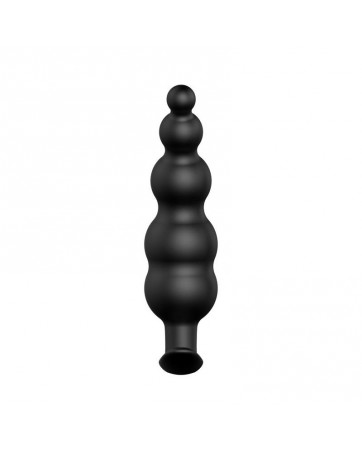 Plug Anal Burbujas Silicona Negro