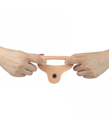 Dildo The Ultra Soft Double con Vibracion 58 Natural