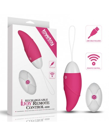 Huevo Vibrador iJoy Control Remoto USB Rosa