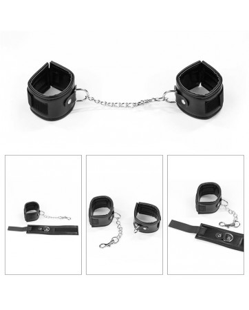 Kit Bondage Deluxe con Vibrador Negro