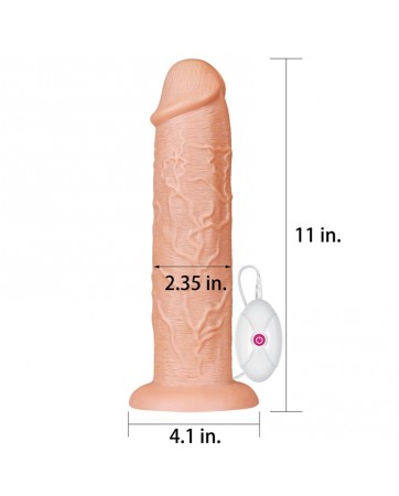 Dildo King 11 con Vibracion Natural