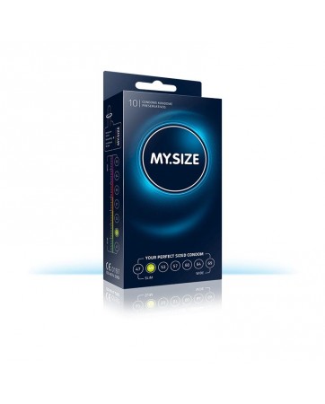 My Size Preservativos Naturales de Latex Talla 49 Caja de 10 Unidades