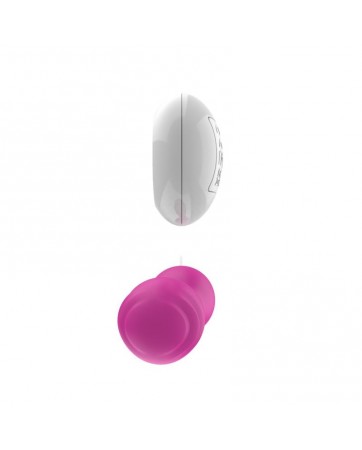 Huevo Vibrador con Control Remoto USB Rosa