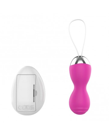 Huevo Vibrador con Control Remoto USB Rosa