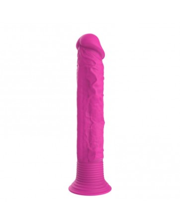 Dildo Realista con Vibracion Silicona Rosa