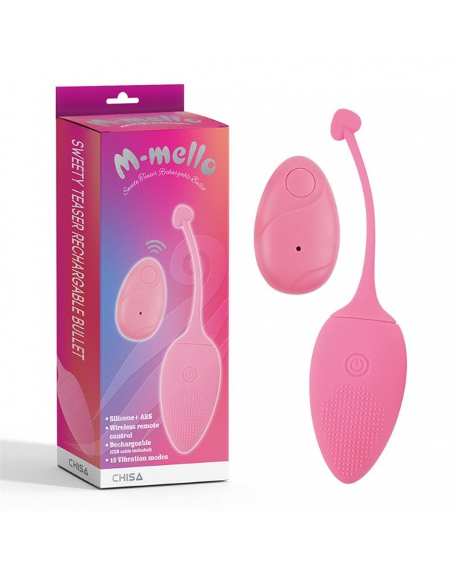 Huevo Vibrador Control Remoto Sweety Teaser USB 57
