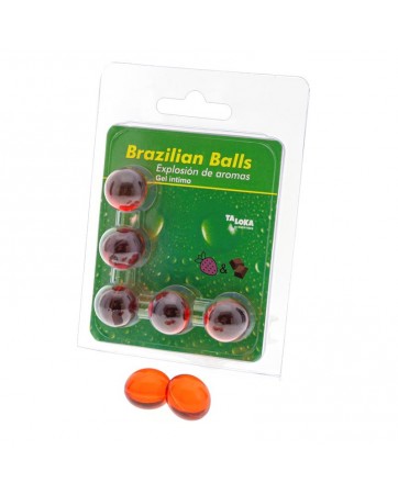 5 Brazilian Balls Explosion Aroma Fresa y Chocolate
