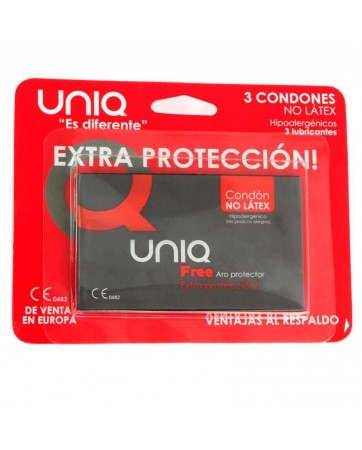 Preservativos Free Condoms sin Latex 3 Unidades