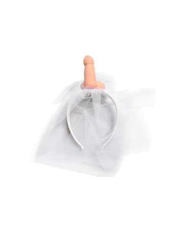 Velo Novia Blanco con Pene