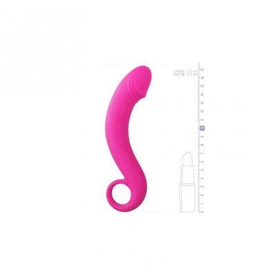 Dildo Rosa Silicona Prostata