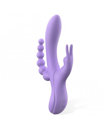 Lindsay Vibrador con Cadena Anal Silicona Liquida Unibody Flexible 2 Motores