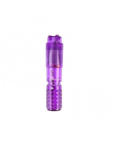 Mini Masajeador 3 Cabezales Purpura
