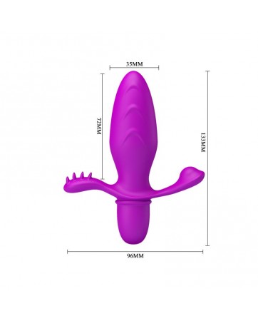 Plur Anal con Vibracion Fitch Color Purpura