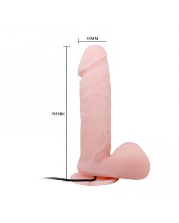 Dildo con Vibracion y Rotacion con Control Remoto