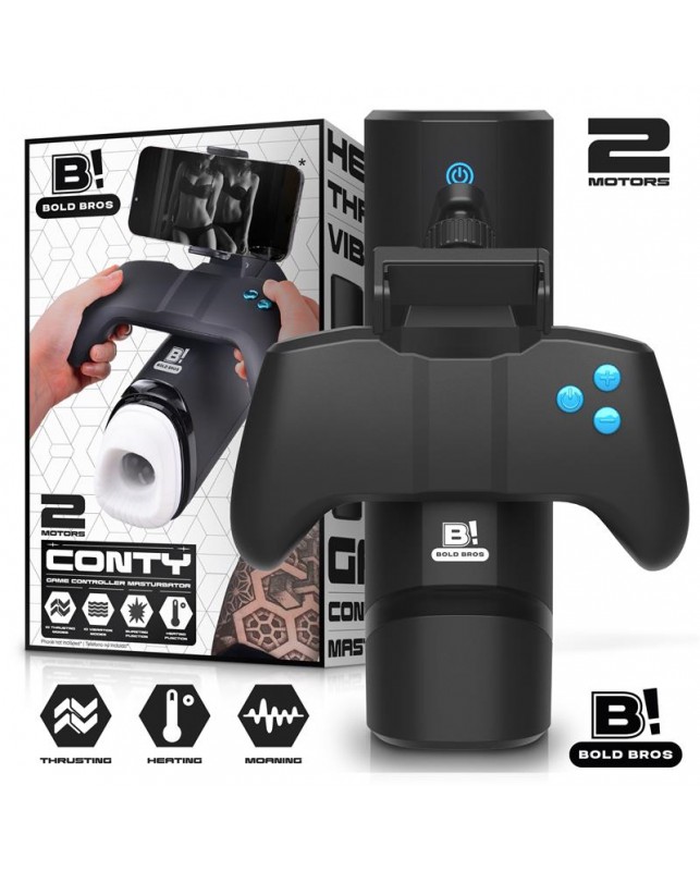 Conty Masturbador con Thrusting Vibracion y Calor Game Controller