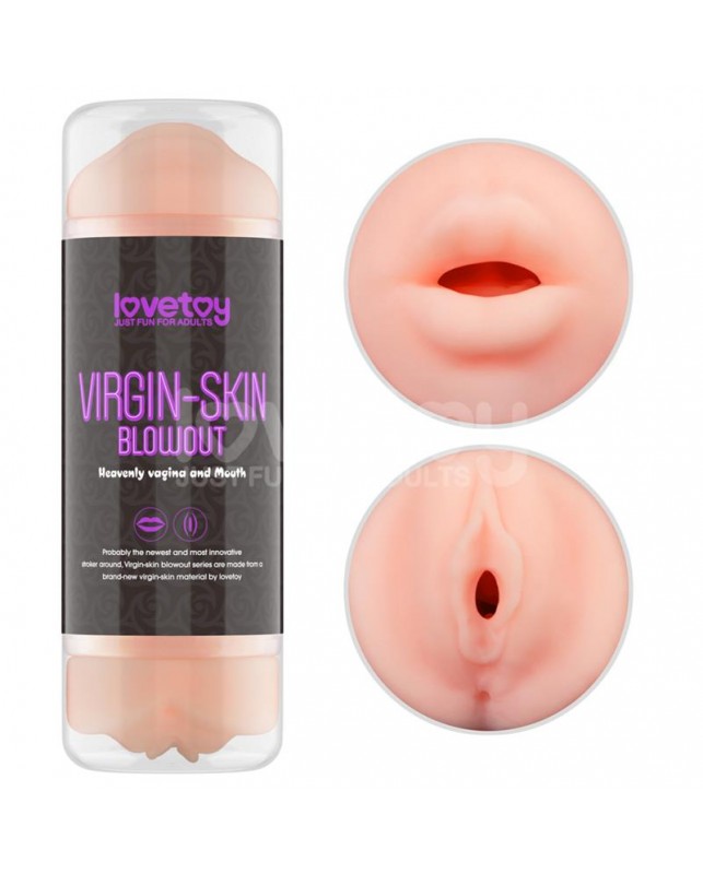Masturbador Masculino Virgin skin Vagina y Boca