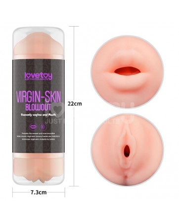 Masturbador Masculino Virgin skin Vagina y Boca