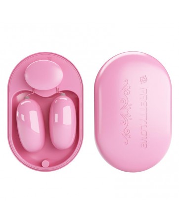 Fun Box Balas Vibradoras con Control Remoto Rosa