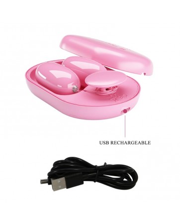 Fun Box Balas Vibradoras con Control Remoto Rosa