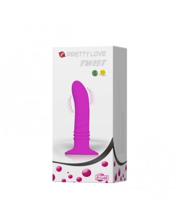 Vibrador Twist Plug Anal Purpura