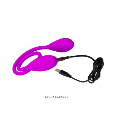 Pretty Love Huevos Vibradores Snaky Vibe Color Purpura