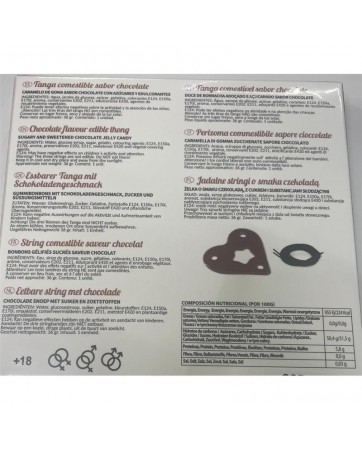 Tanga Comestible Unisex Chocolate