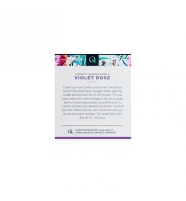 Vela de Masaje Rosa Violeta 200g