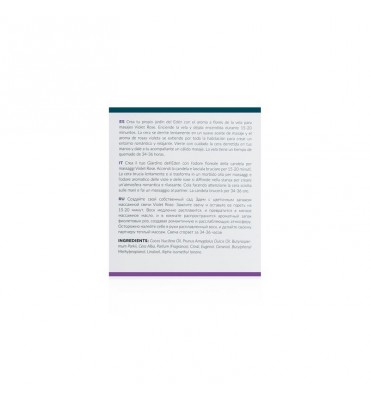 Vela de Masaje Rosa Violeta 200g