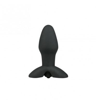 Buttplug Vibrante de Silicona Negro