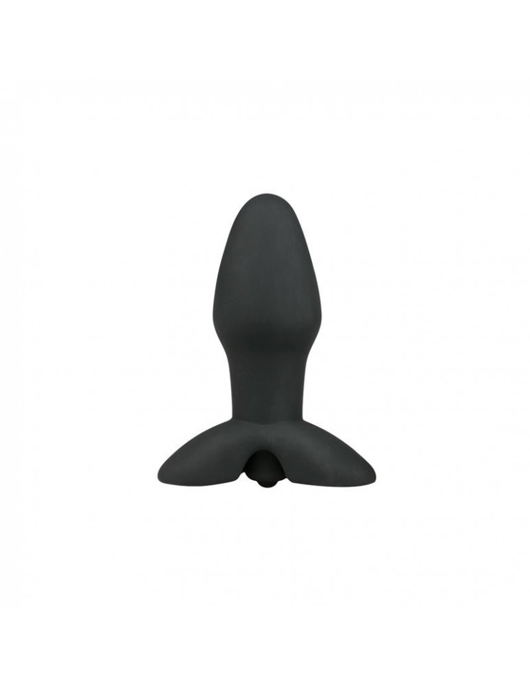 Buttplug Vibrante de Silicona Negro