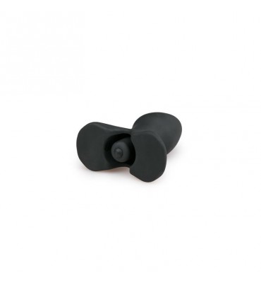 Buttplug Vibrante de Silicona Negro