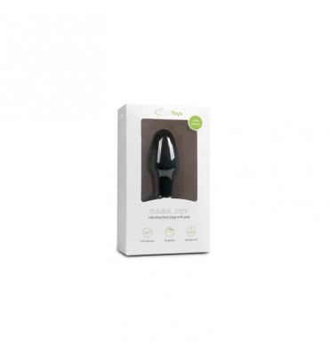 Buttplug Vibrante de Silicona Negro