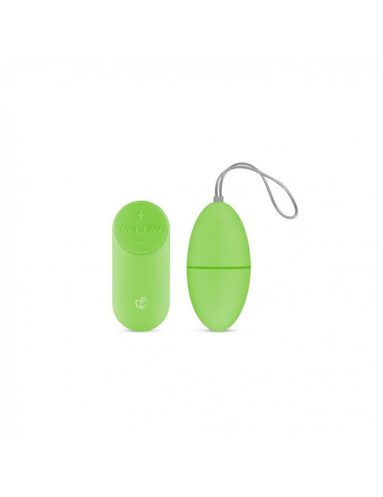 Huevo Vibrador con Control Remoto Verde