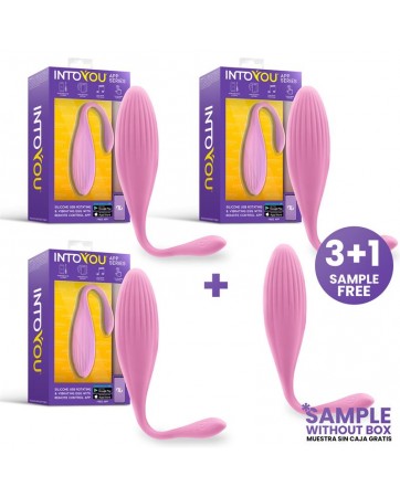 Pack 3 Muestra Huevo Vibrador con Bolas Internas y Rotacion y APP