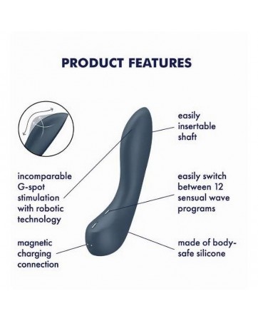 G Spot Wave 4 Robotic Stimulation Dark Blue