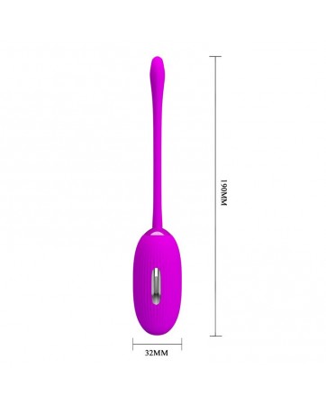 Shock Fun Huevo Vibrador con Electro Shock y Control Remoto