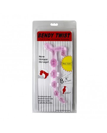 Bendy Twist Bolas Anales Rosa