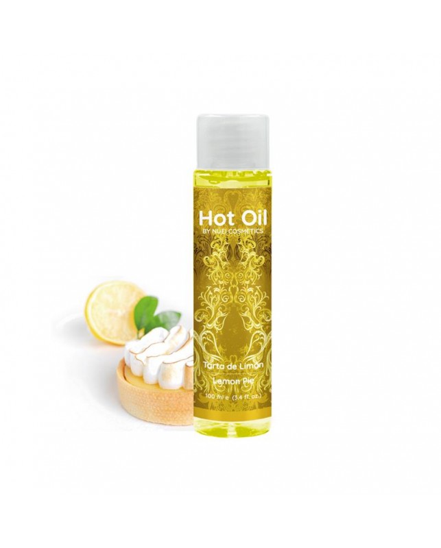 Hot Oil Aceite de Masaje Efecto Calor Tarta Limon 100 ml