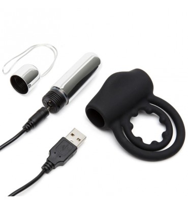 Relentless Anillo para el Pene Control Remoto USB