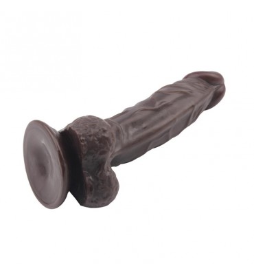 Dildo Dual Density Fashion Dude 21 x 41 cm Marron