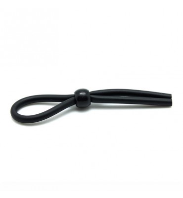 Rimba Latex Play Cordon Ajustable para Pene Color Negro