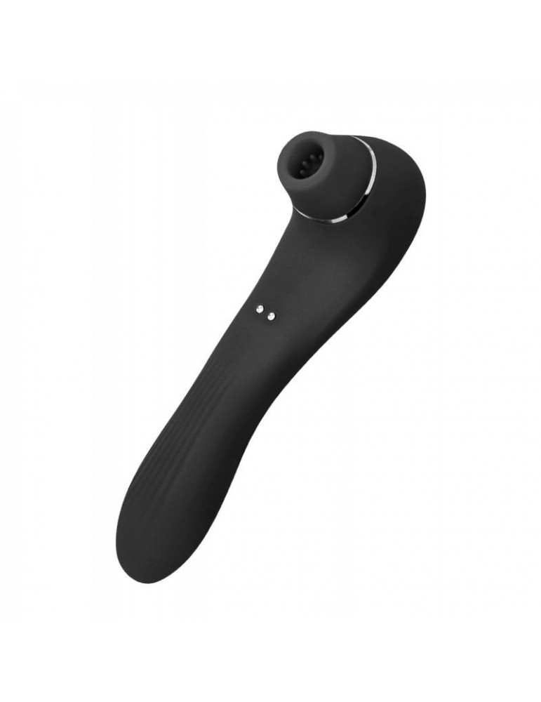 Midnight Quiver Succionador y Vibrador 2 Motores USB