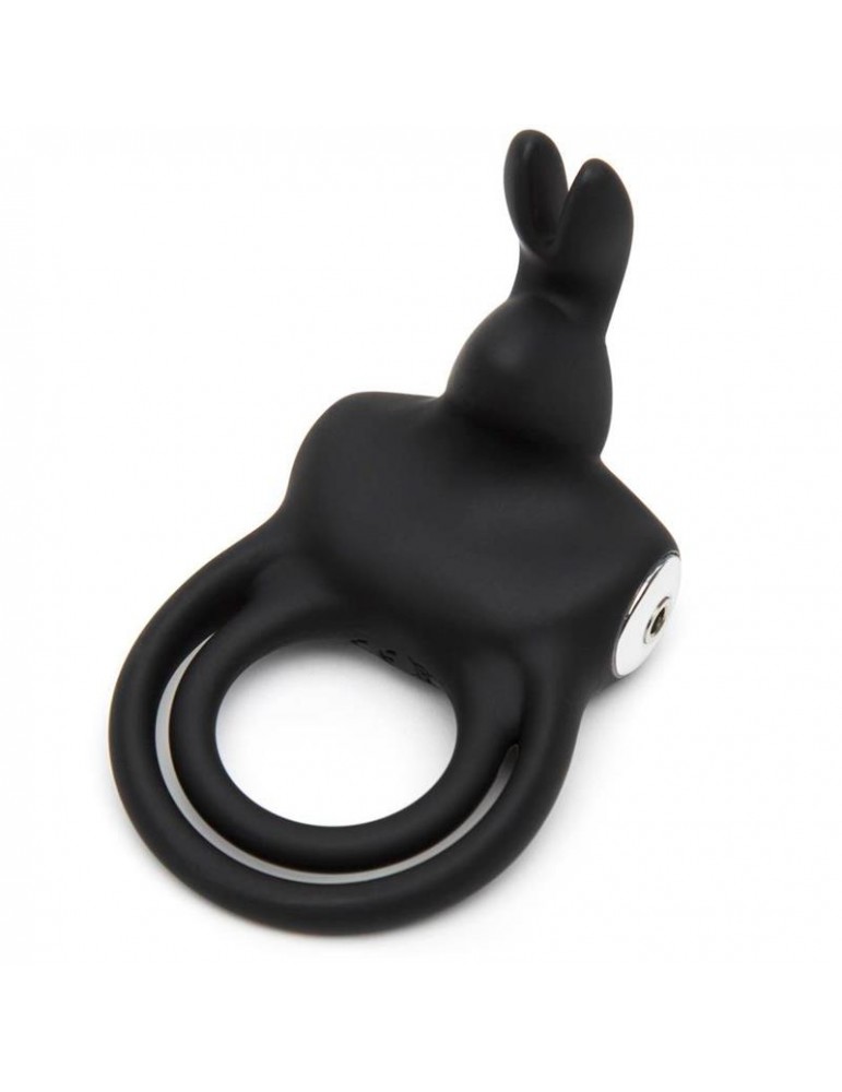 Anillo para Pene con Conejito para Parejas USB Negro