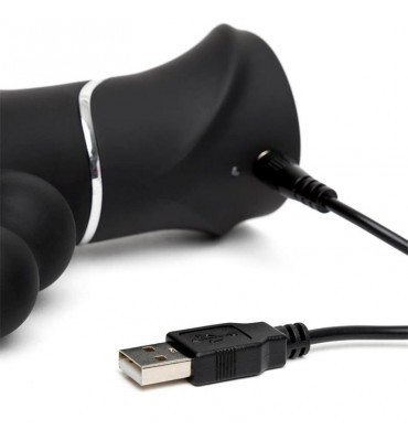 Vibrador Triple Curve USB Negro